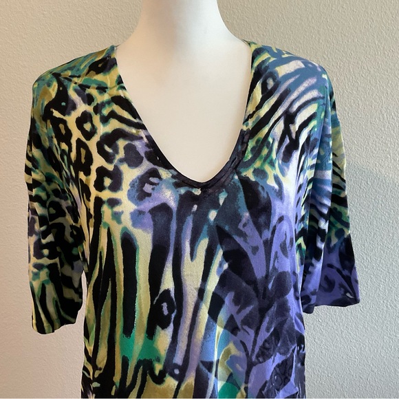 Pierri New York Top Animal Print  Size 2X - Picture 9 of 9